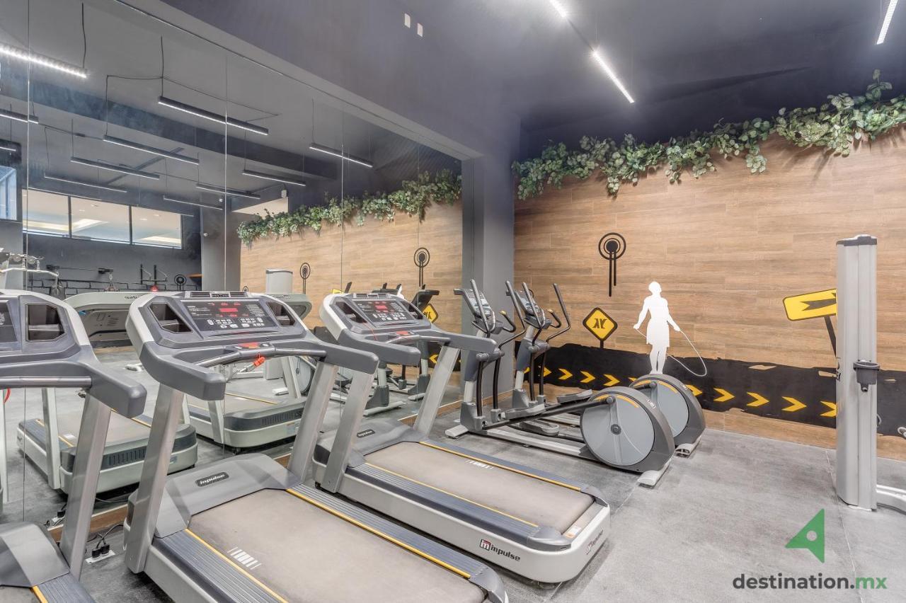 Charming Apartment With Pool, Gym, And Jacuzzi - Kansas 113 Mexiko-Stadt Exterior foto